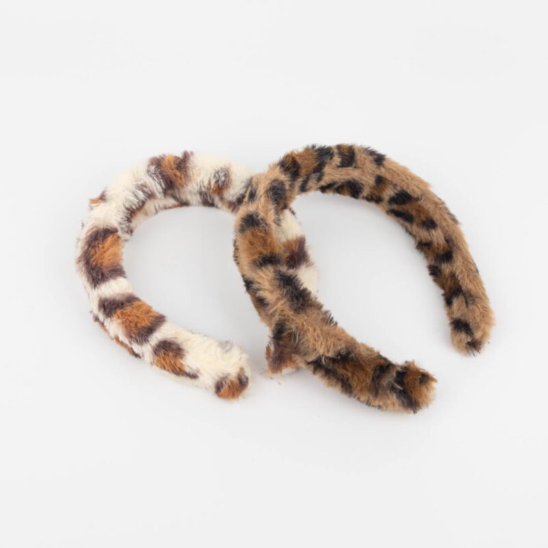 VINCHA PELUDITA ANIMAL PRINT