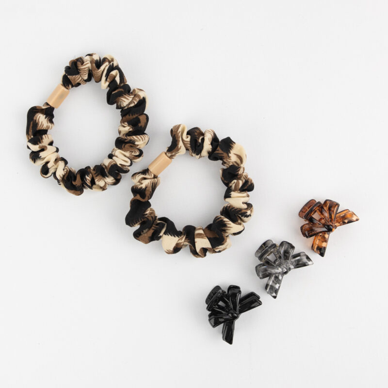 KIT DE COLITA Y HEBILLA ANIMAL PRINT