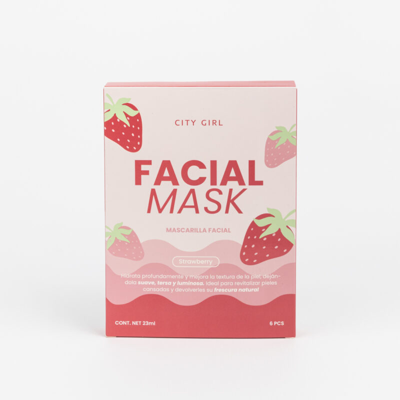 MASCARILLA FACIAL DE FRUTILLA