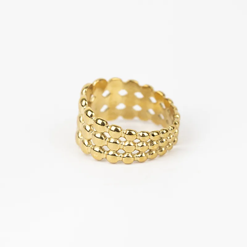 ANILLO BAÑADO EN ORO - Imagen 2
