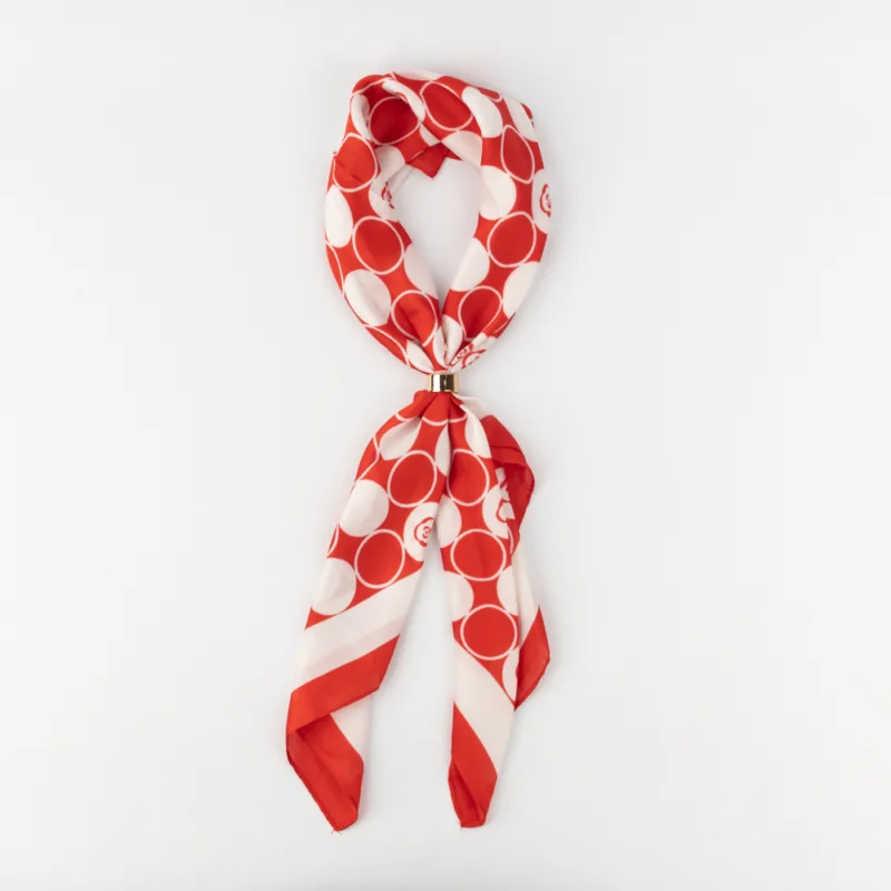 PAÑUELO DE SEDA ESTAMPADO