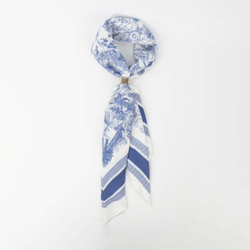 PAÑUELO SEDA ESTAMPADO CUADRADO