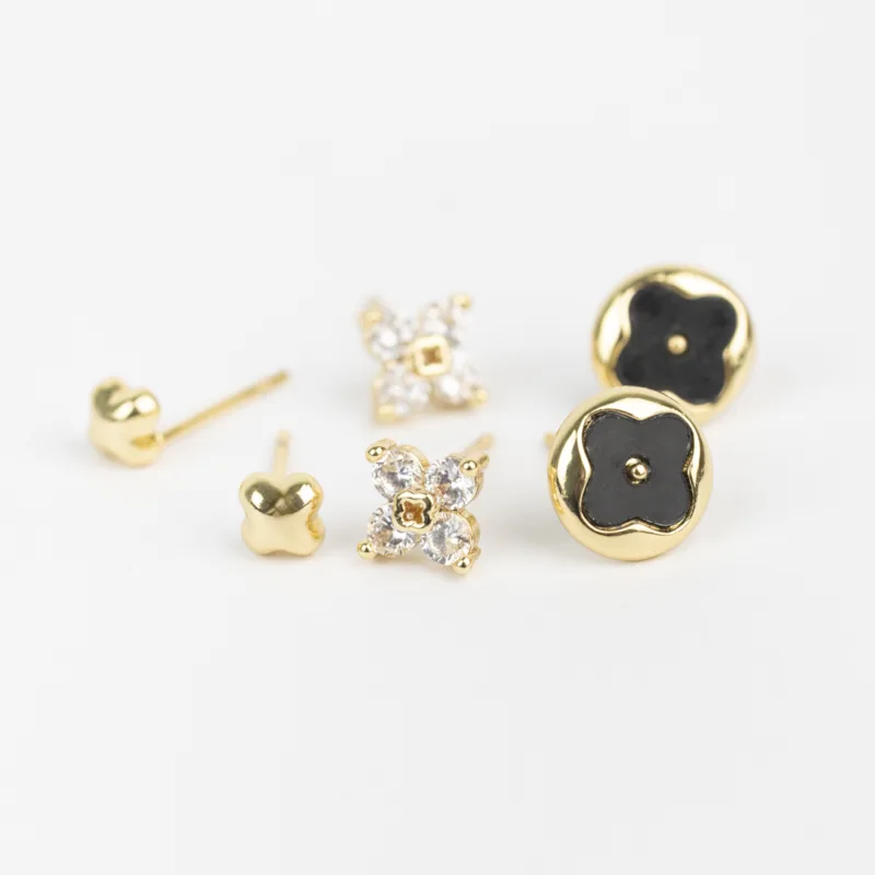KIT DE 3 AROS BAÑADO EN ORO - Imagen 2