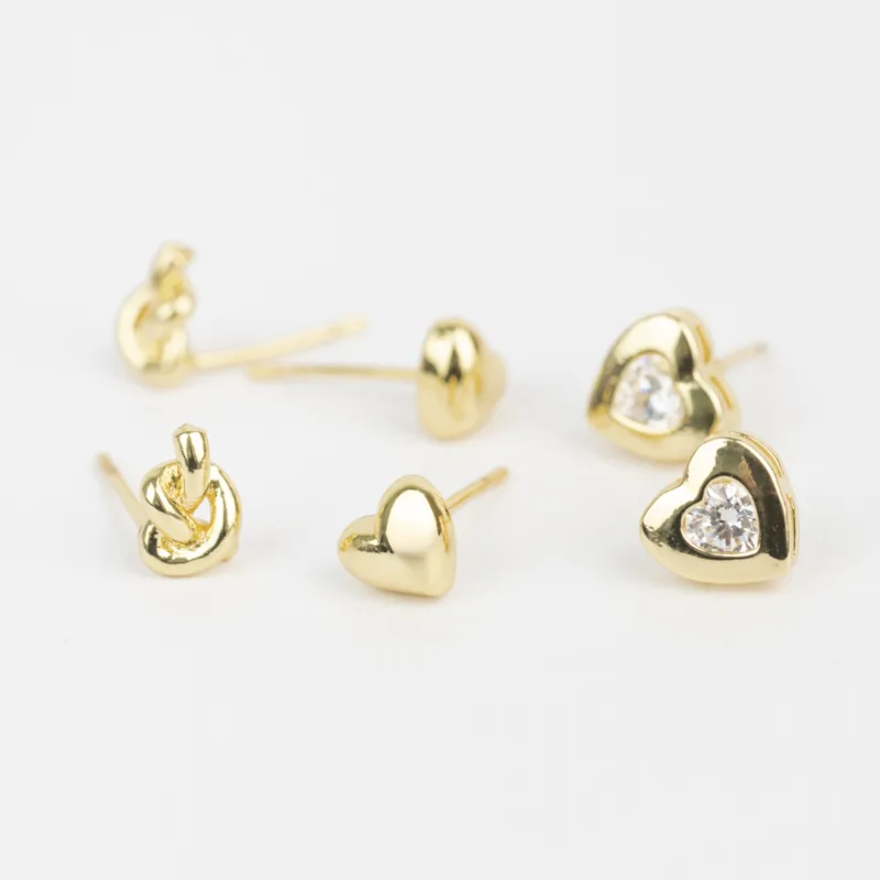 KIT DE 3 AROS BAÑADOS EN ORO - Imagen 2