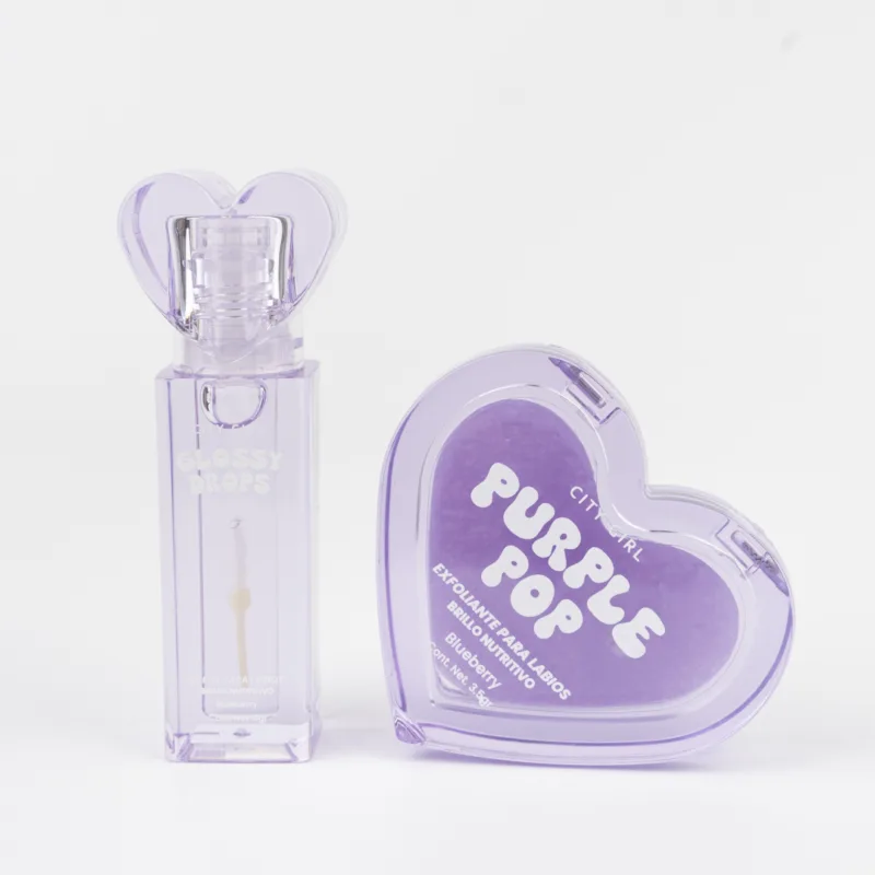 KIT DE CUIDADO PARA LABIOS   Aceite para labios + Exfoliante