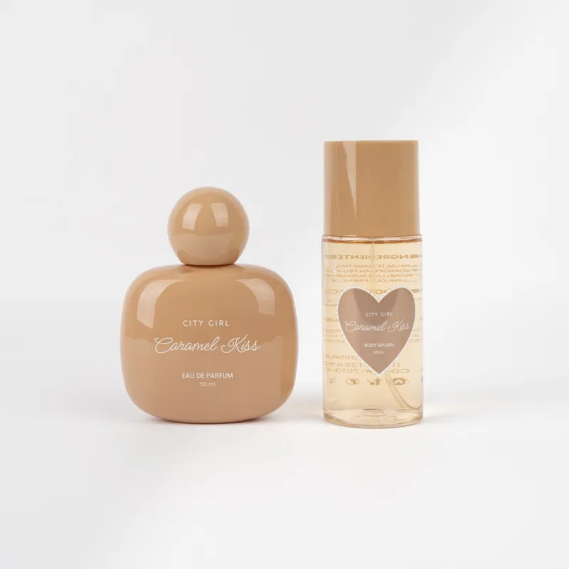 KIT DE PERFUME + BODY SPLASH CARAMEL KISS