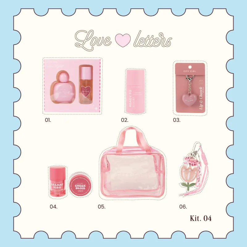 KIT 04 CORAZON ROSA SAN VALENTIN